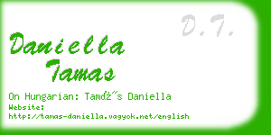 daniella tamas business card